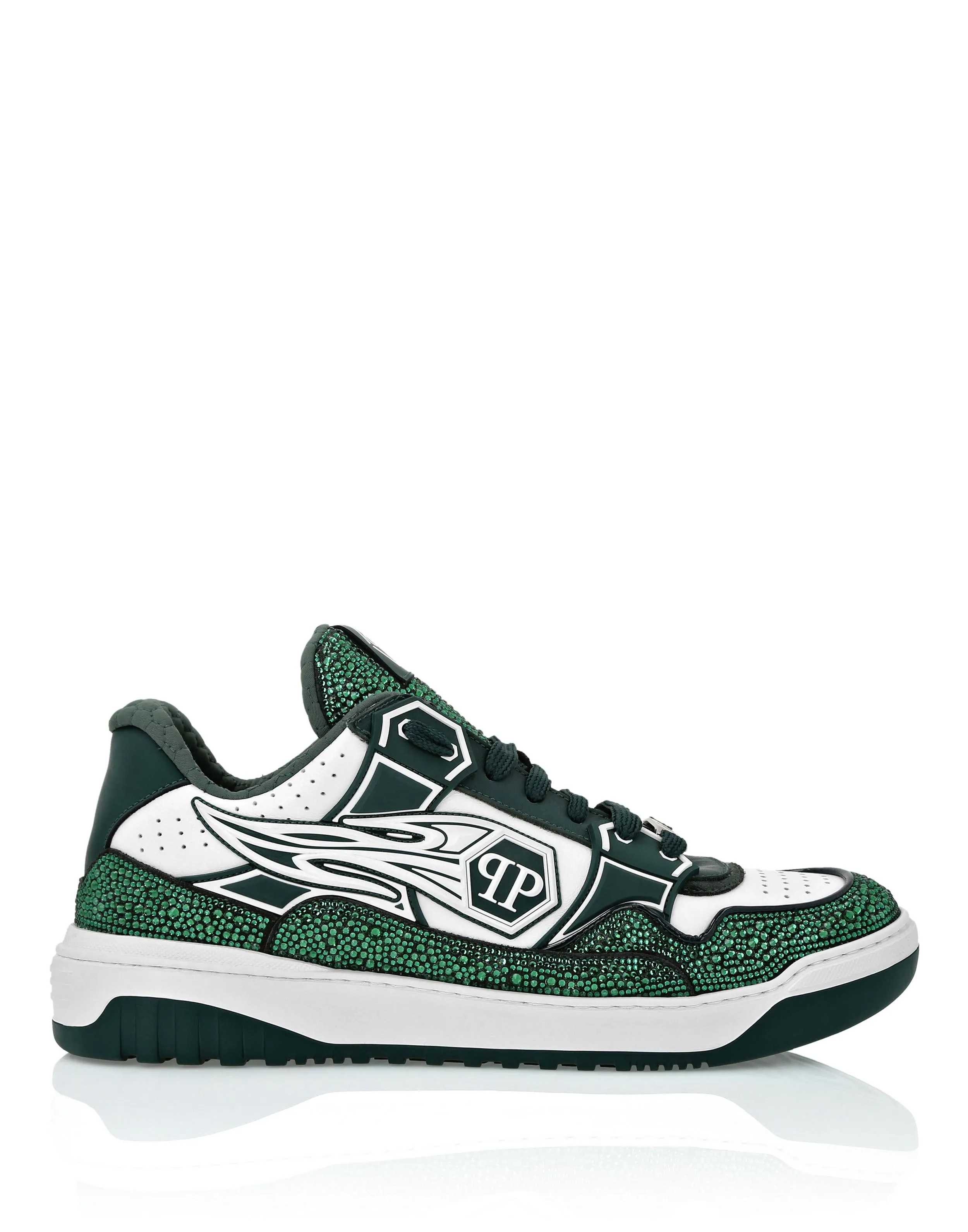 Leather Lo-Top Sneakers Moon Walker