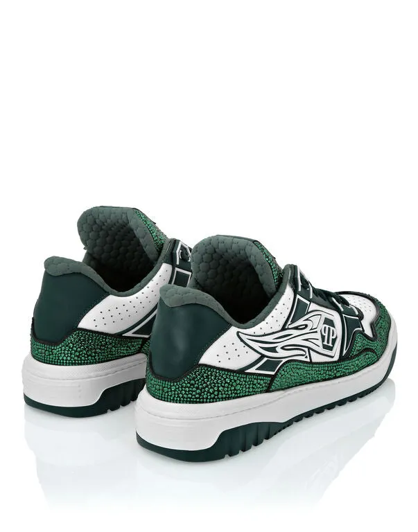 Leather Lo-Top Sneakers Moon Walker