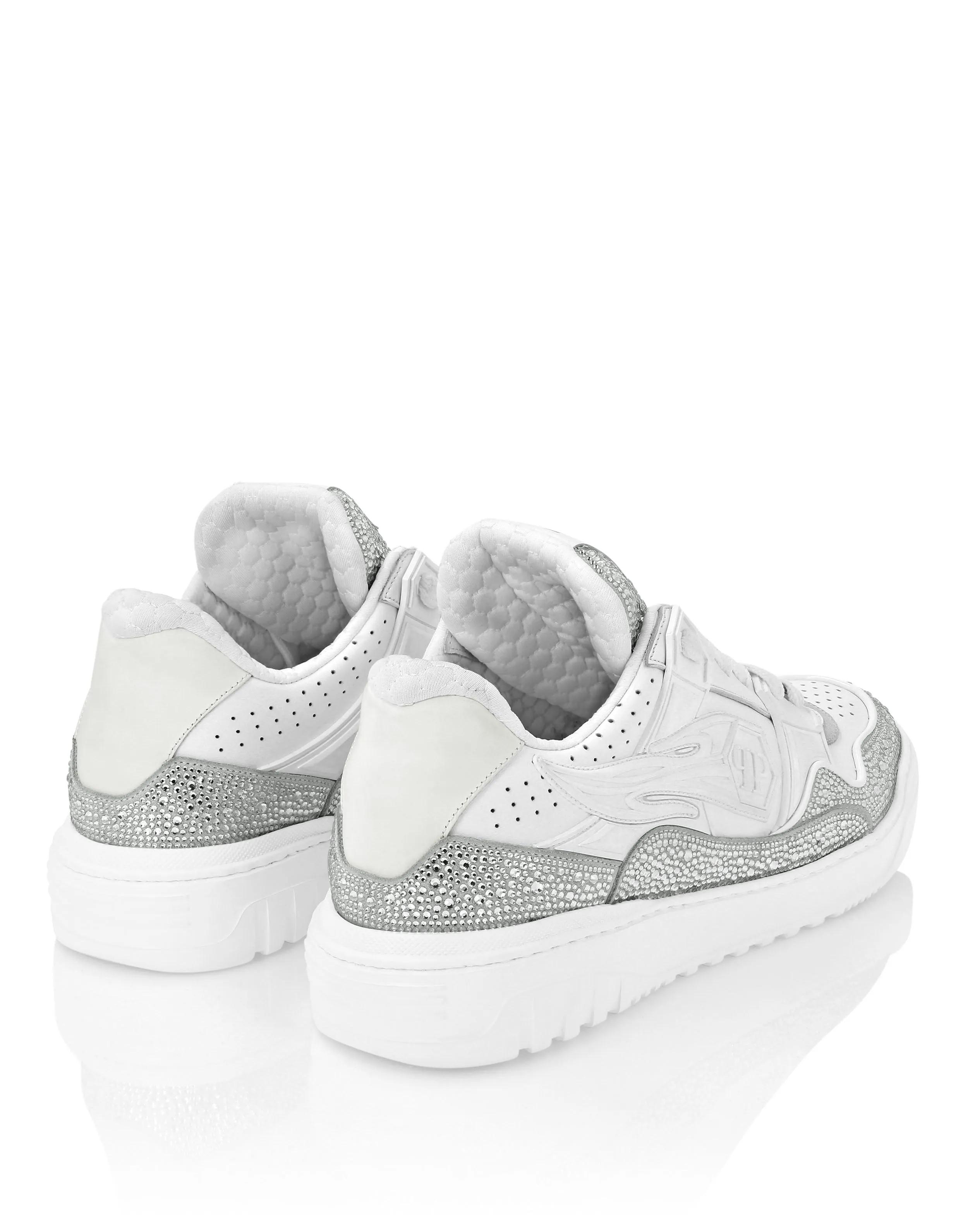 Leather Lo-Top Sneakers Moon Walker