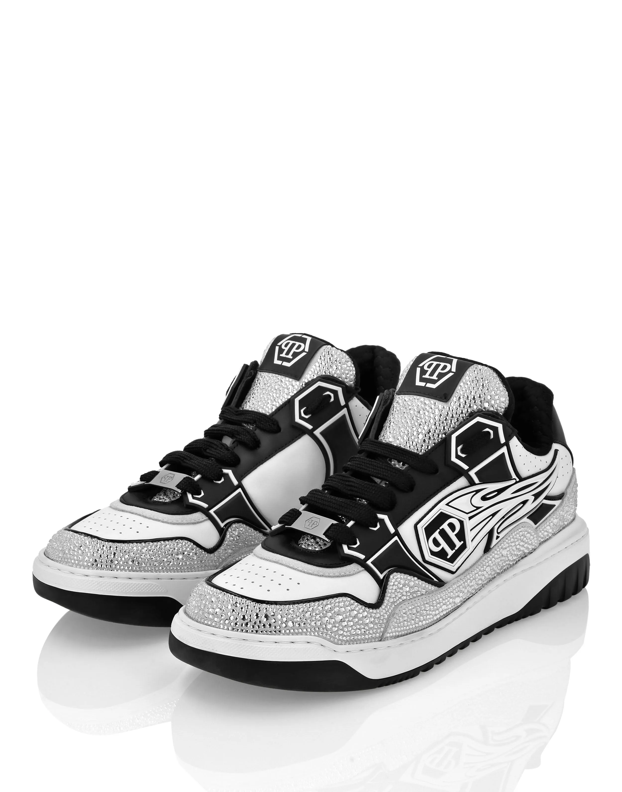 Leather Lo-Top Sneakers Moon Walker
