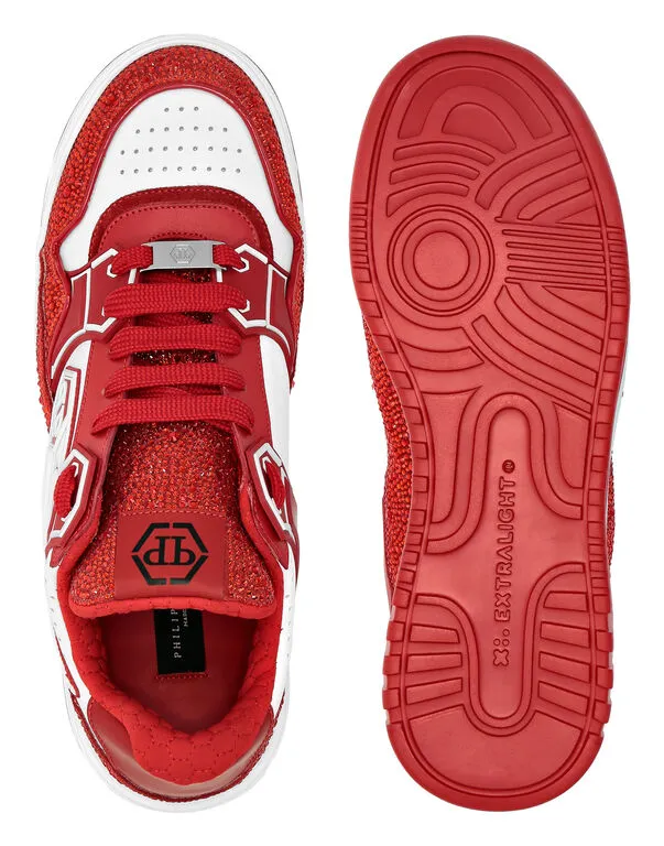 Leather Lo-Top Sneakers Moon Walker