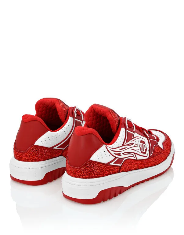 Leather Lo-Top Sneakers Moon Walker