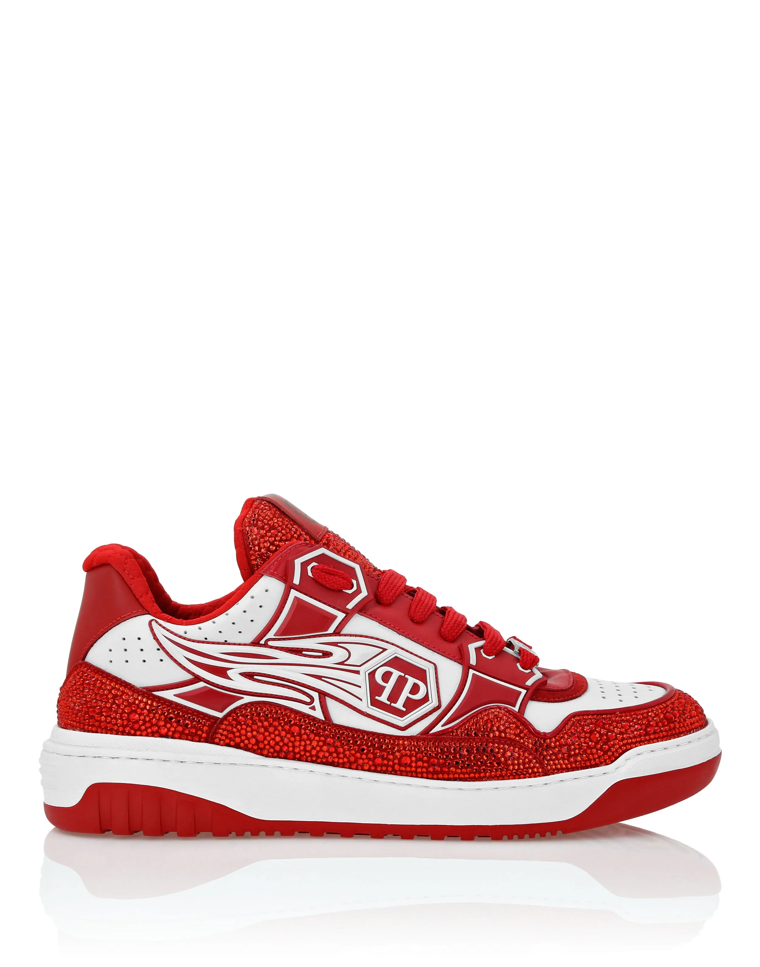 Leather Lo-Top Sneakers Moon Walker