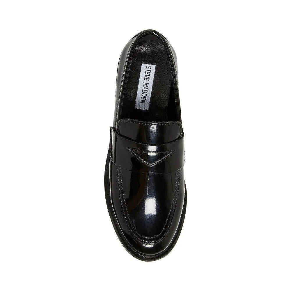 Leif Black Patent Loafers