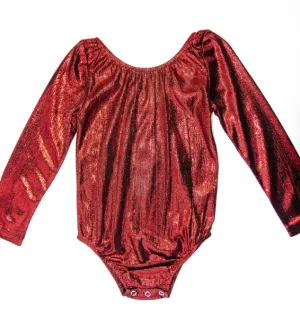 Livee Long Sleeve Leotard - Time to Shine - Wine >>>0/3m<<<