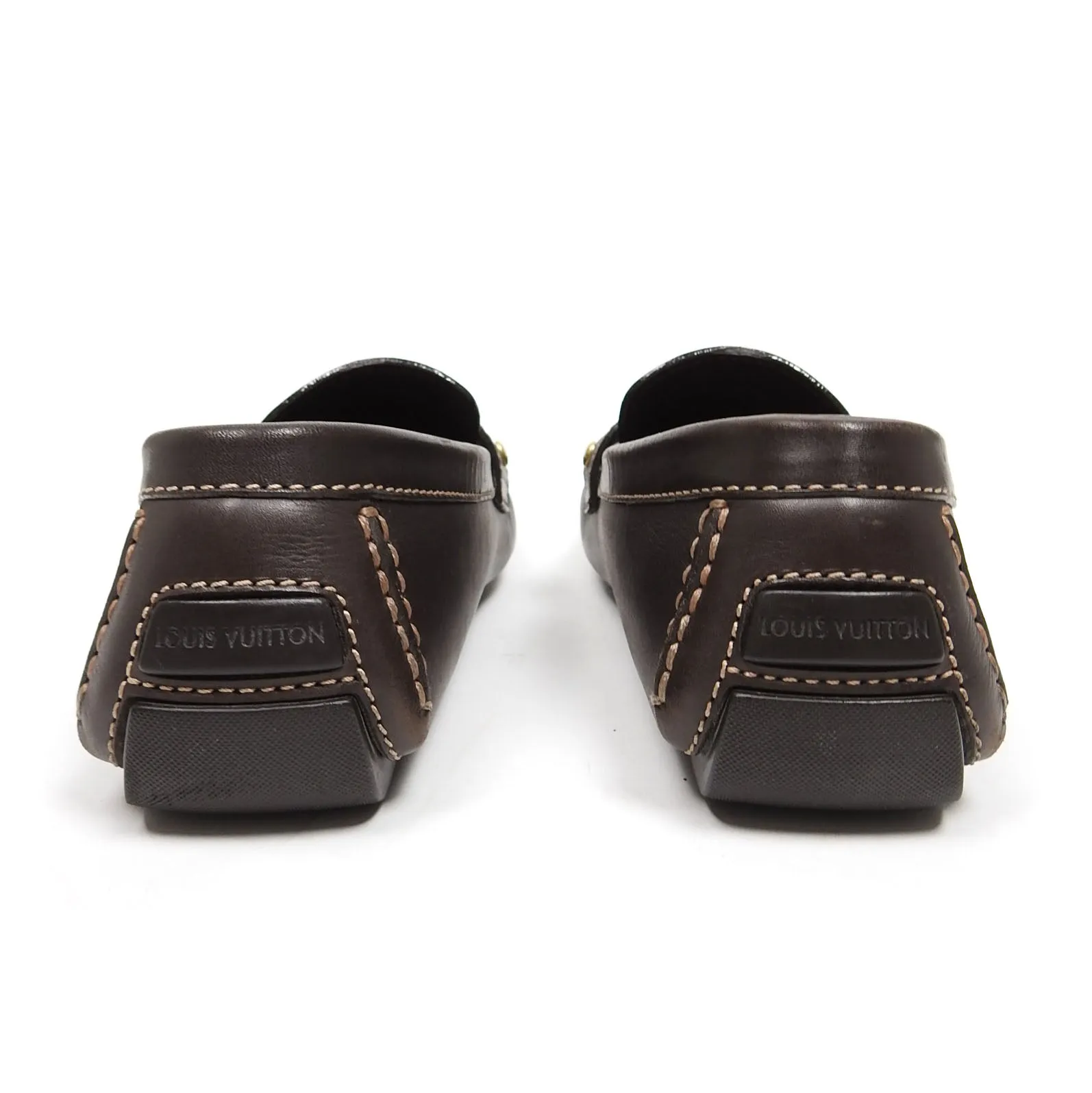 Louis Vuitton Brown Monte Carlo Moccasins Size 8