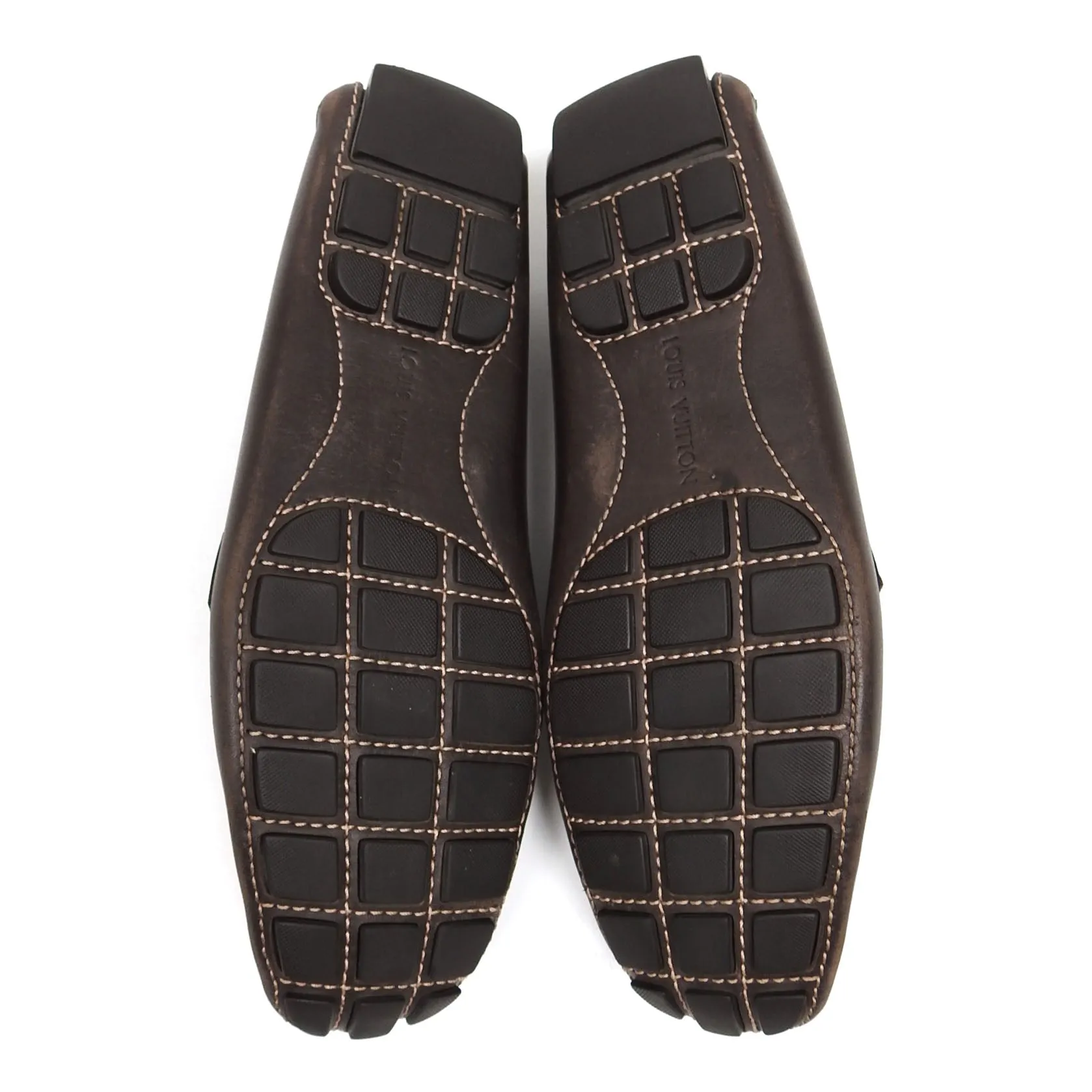 Louis Vuitton Brown Monte Carlo Moccasins Size 8