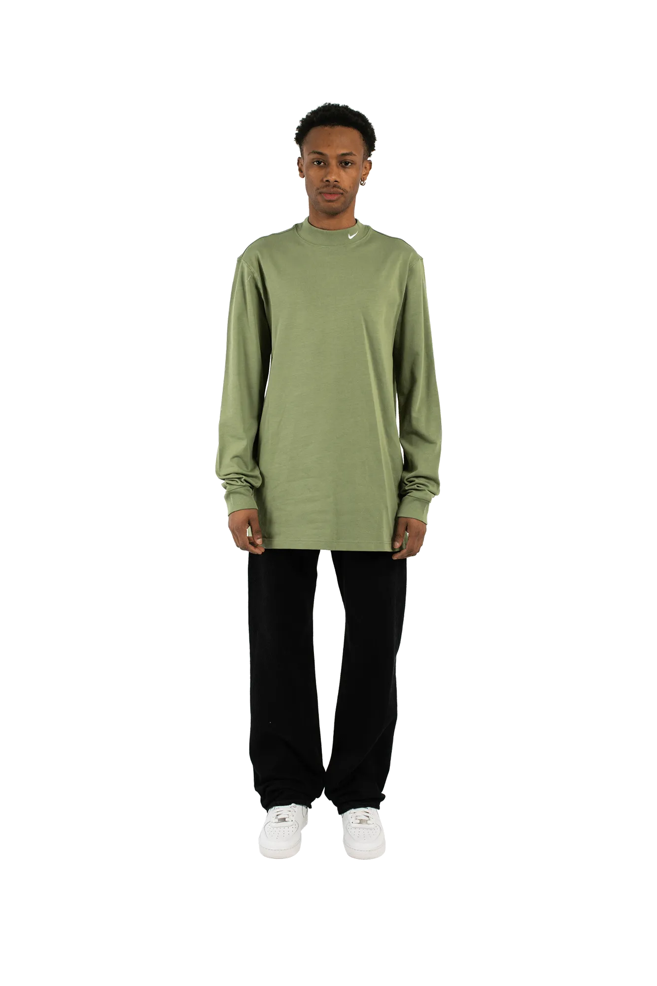 M Nl Ls Mock Neck Shirt