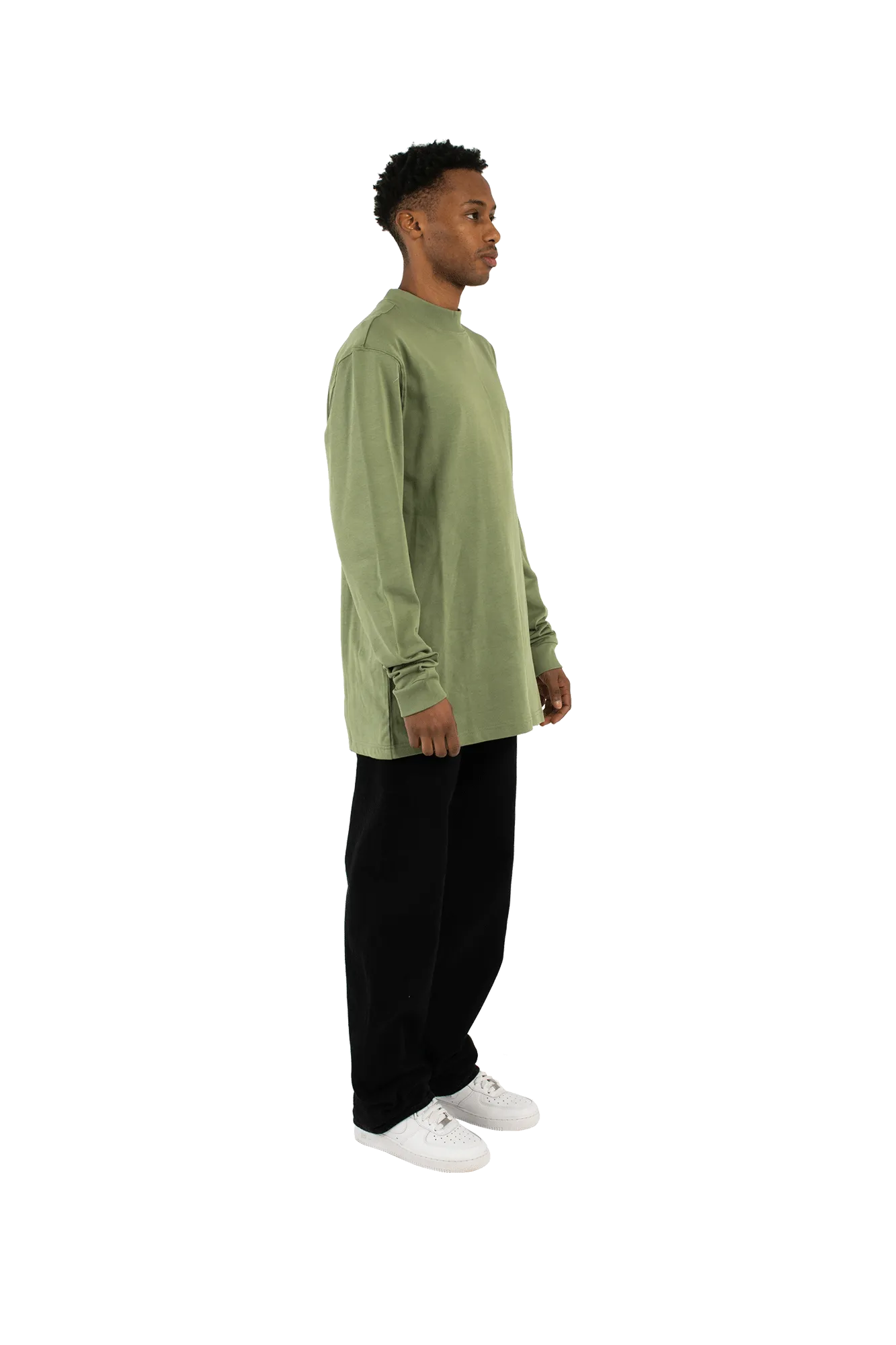 M Nl Ls Mock Neck Shirt