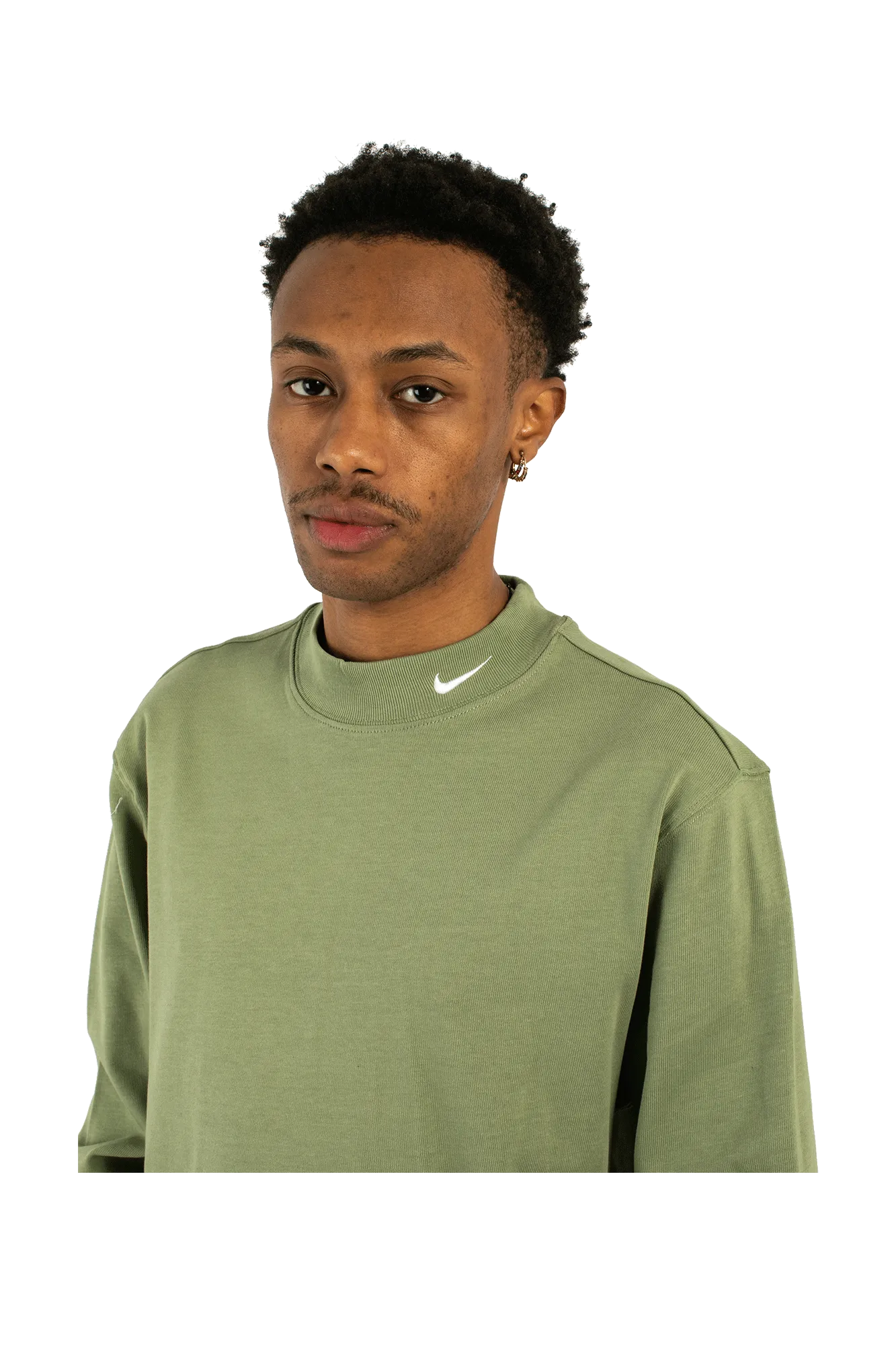 M Nl Ls Mock Neck Shirt