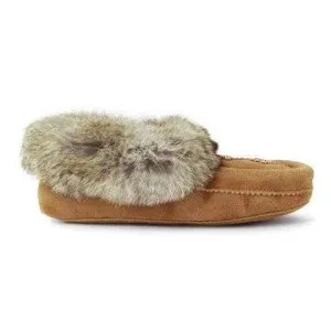 MANITOBAH MUKLUKS SLIPPER CHARCOAL STREET MOCCASIN CHESTNUT
