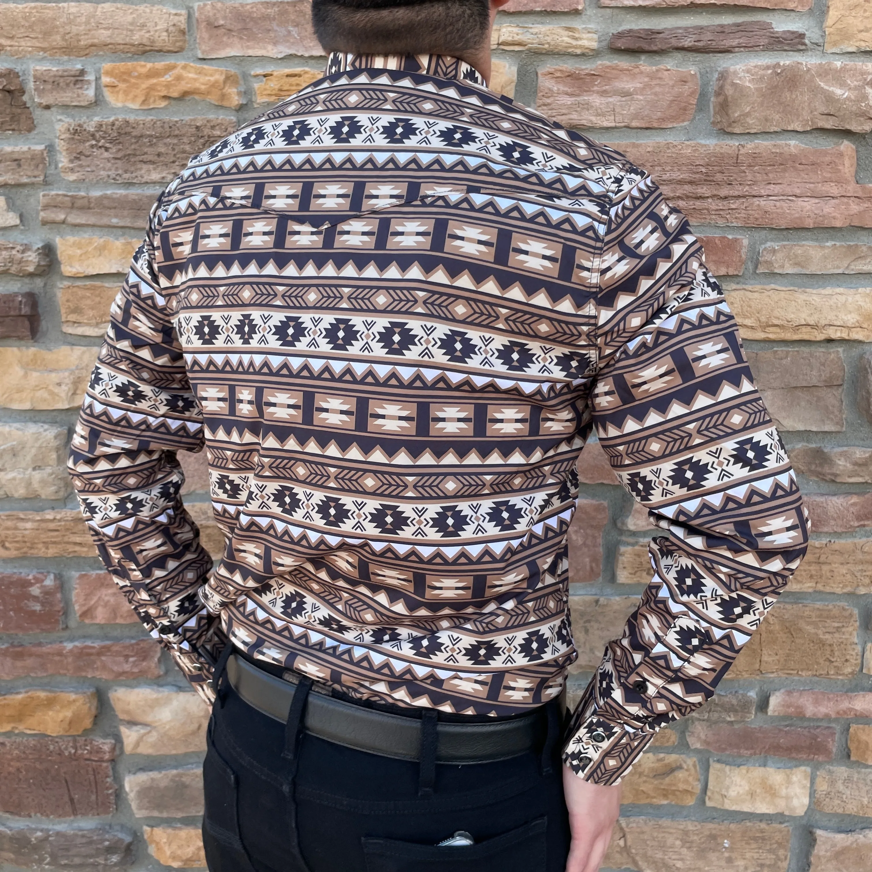 Manuel Aztec Brown Shirt