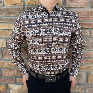 Manuel Aztec Brown Shirt