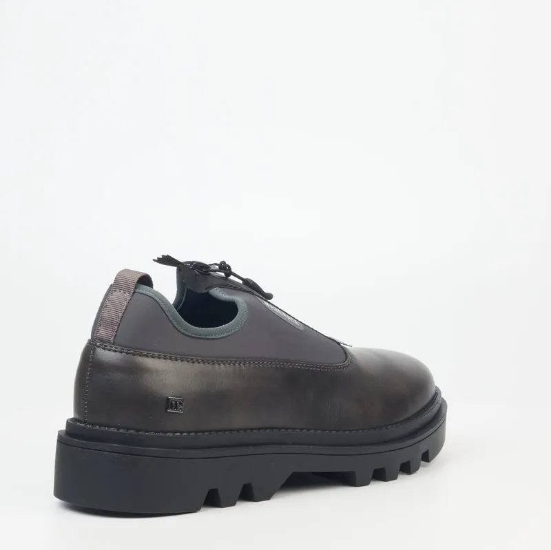 Mazerata Casual Shoe with a Zip-Grey