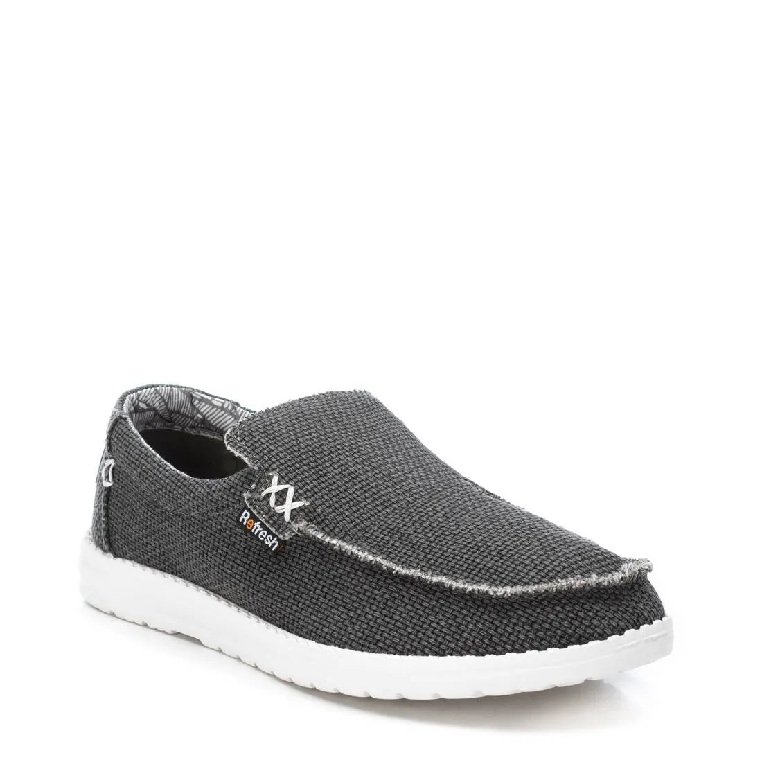 Men's Canvas Loafers Randy By Xti-170628-Black