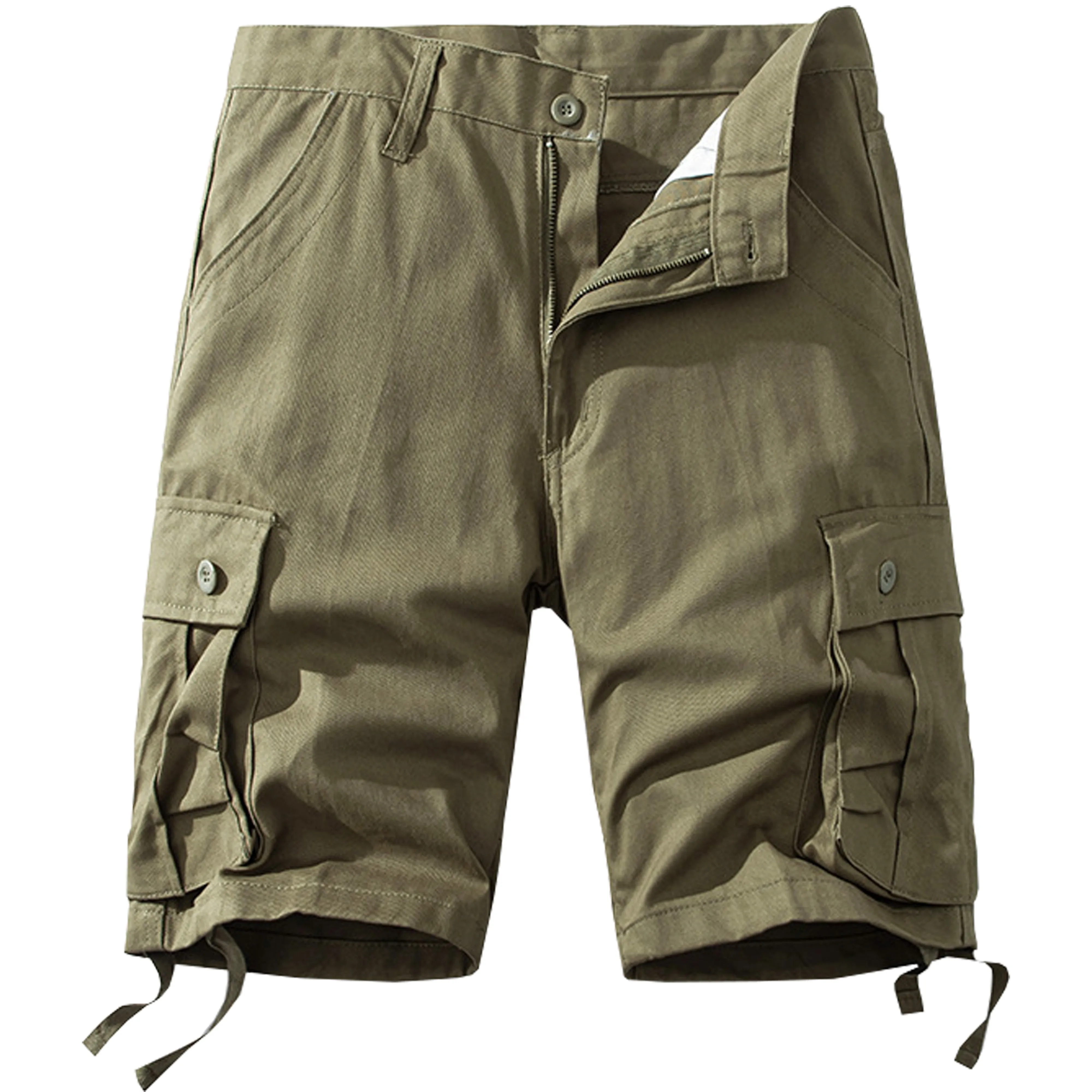 Men's Cargo Shorts - Beige