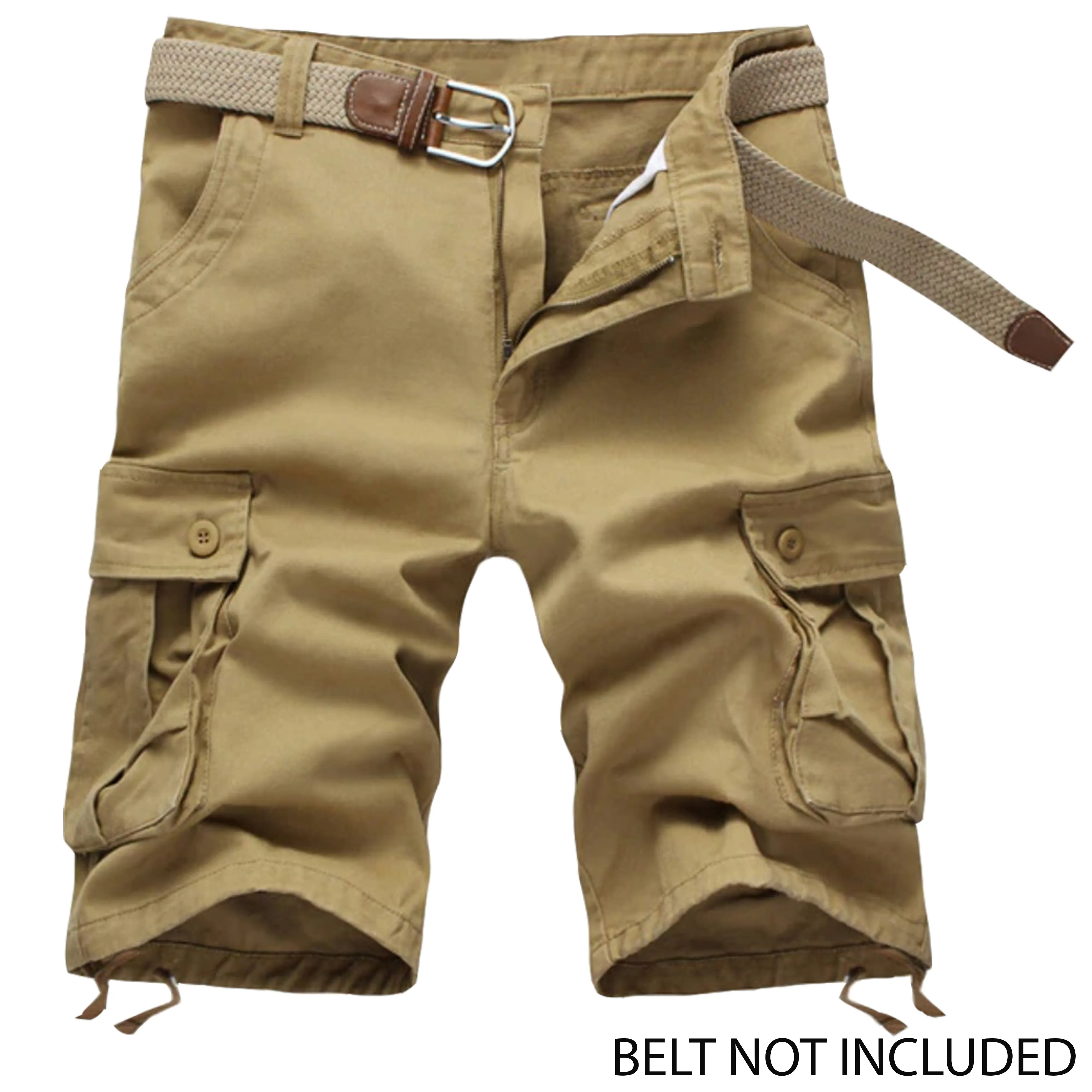 Men's Cargo Shorts - Beige