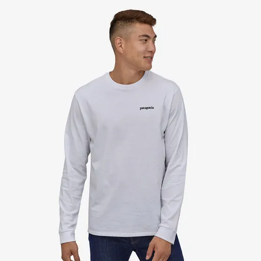 Men's Patagonia | Long-Sleeve Line Logo Ridge Responsibili-Tee® | White