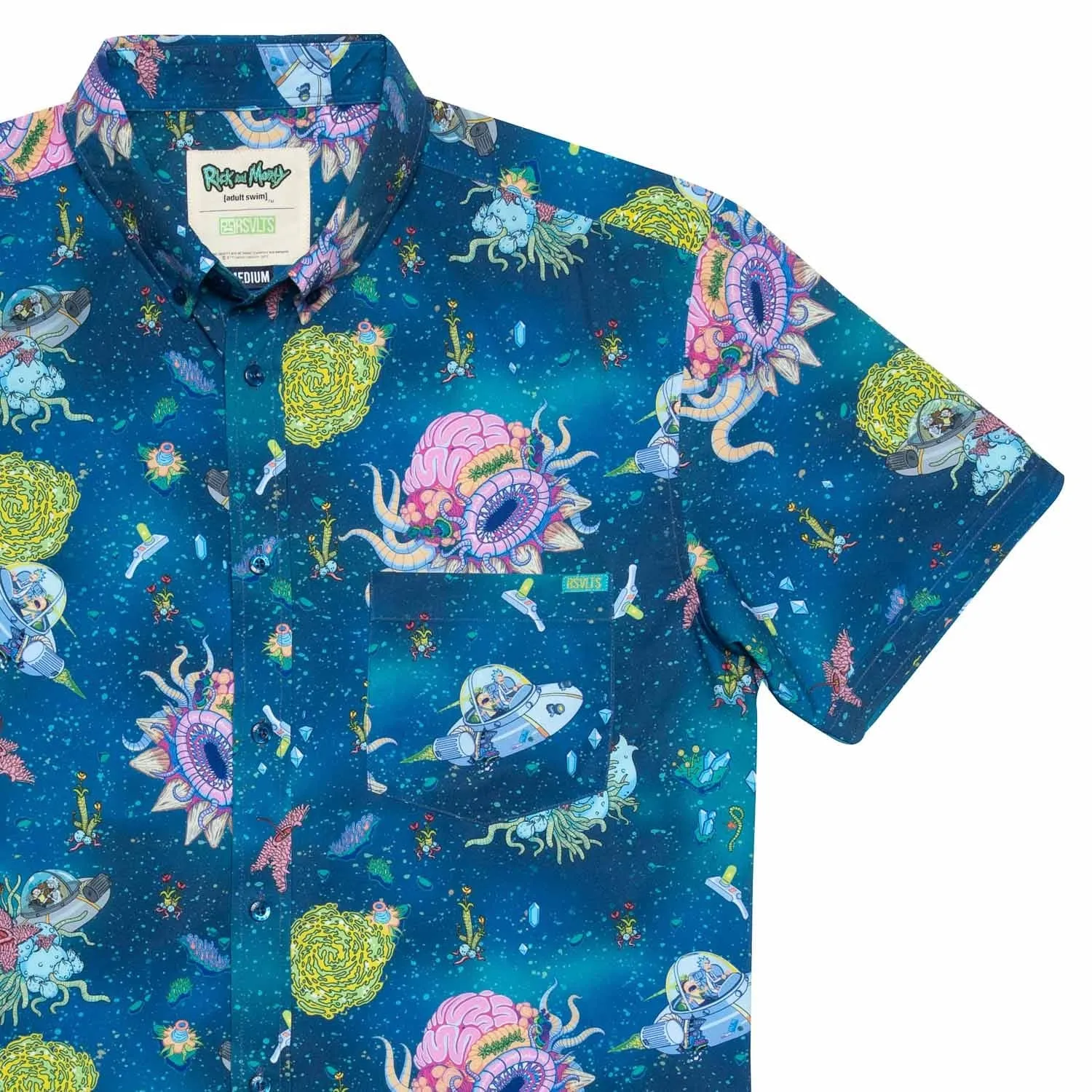 Men's RSVLTS | Rick and Morty "Adventures with Grandpa" | Blue