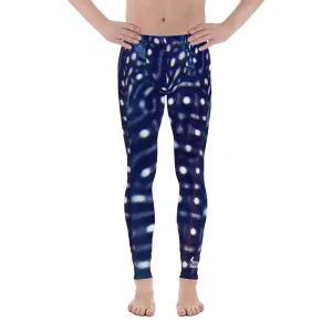 Men's Whale Shark Blue Leggings