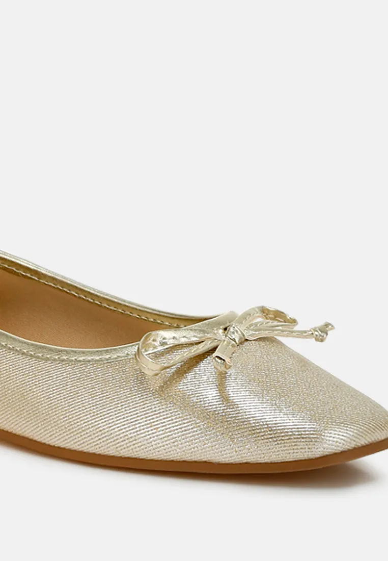 Metallic Ballet Flats By RAG
