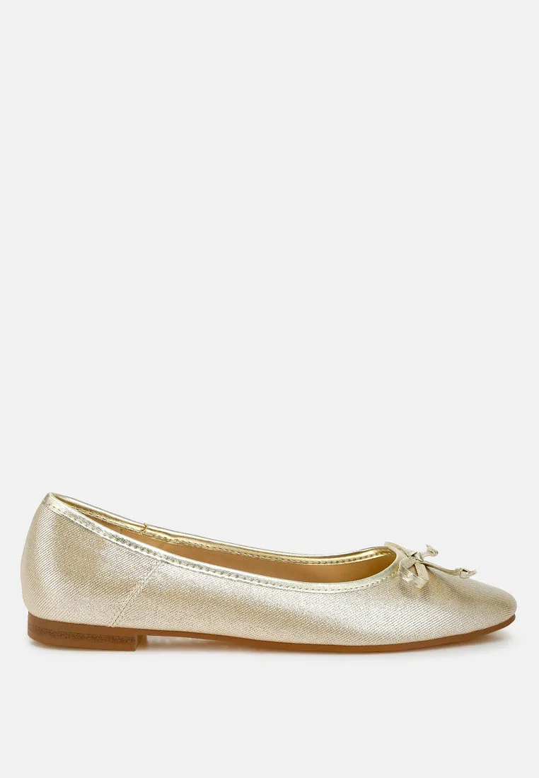 Metallic Ballet Flats By RAG
