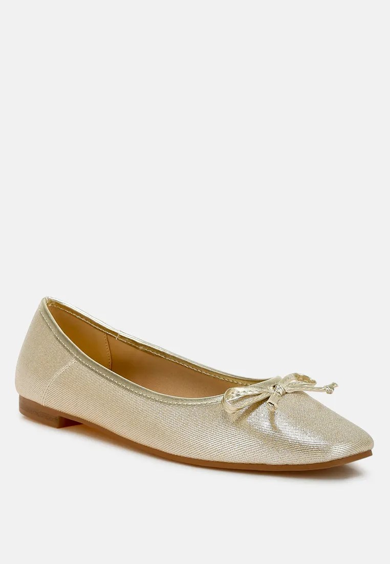 Metallic Ballet Flats By RAG