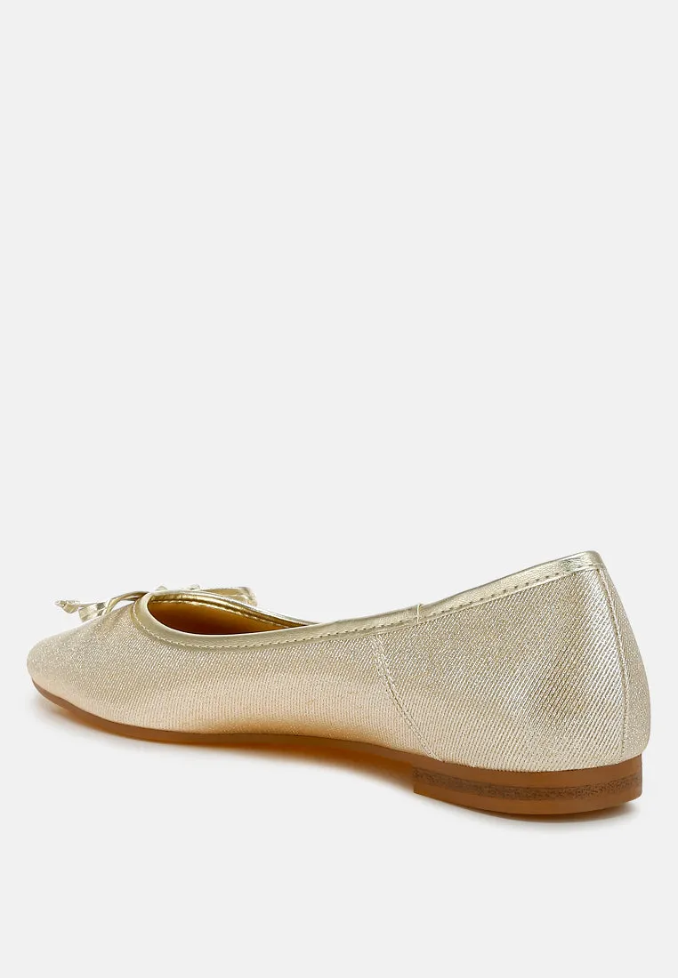 Metallic Ballet Flats By RAG
