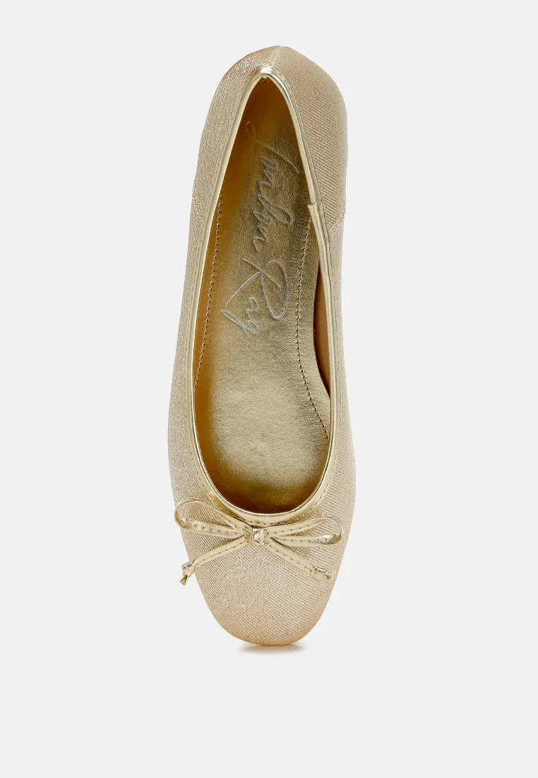 Metallic Ballet Flats By RAG