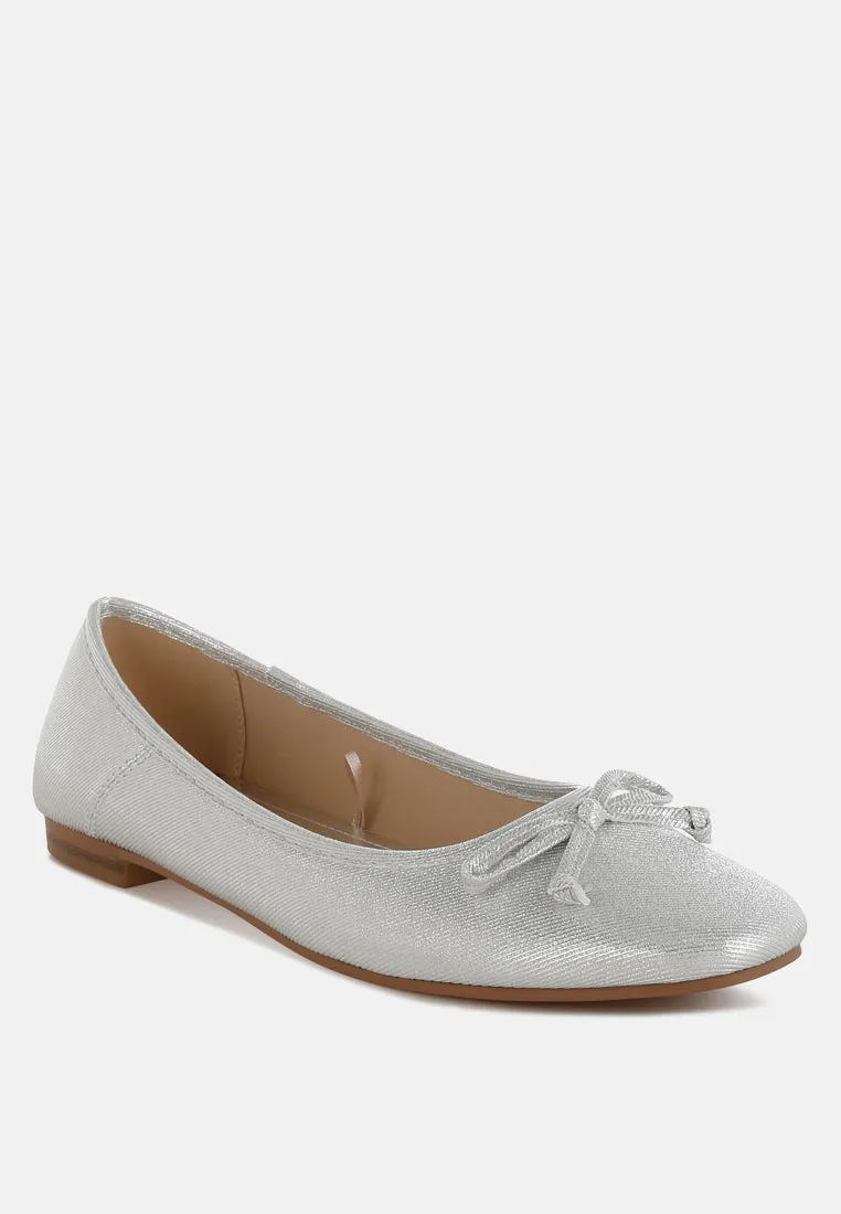 Metallic Ballet Flats by RUW