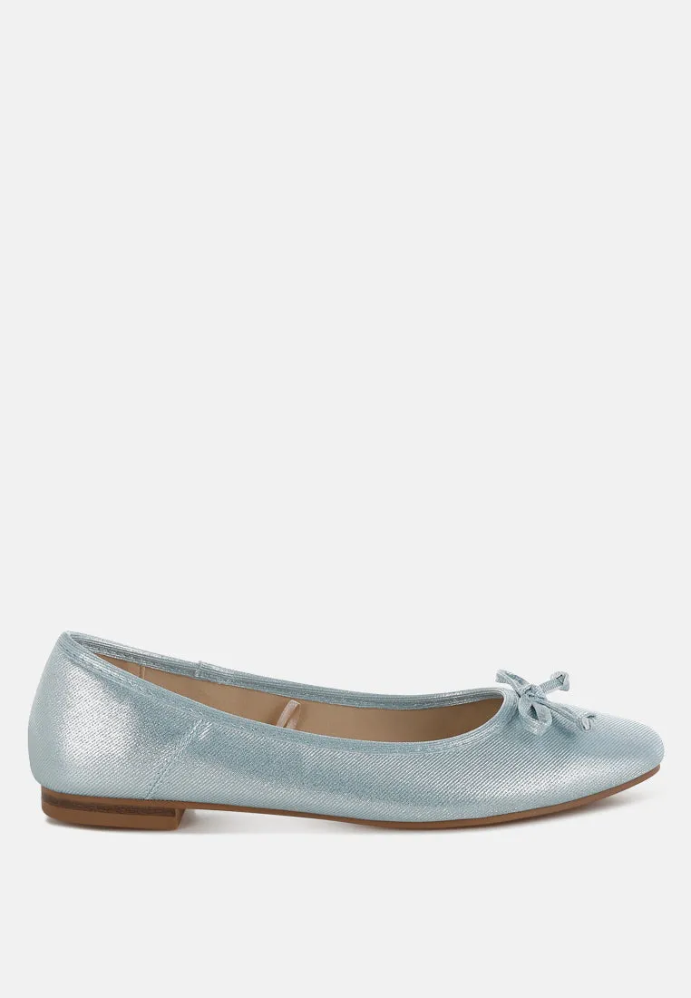 Metallic Ballet Flats by RUW