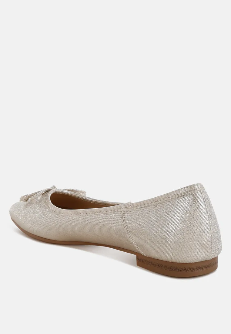 Metallic Ballet Flats by RUW