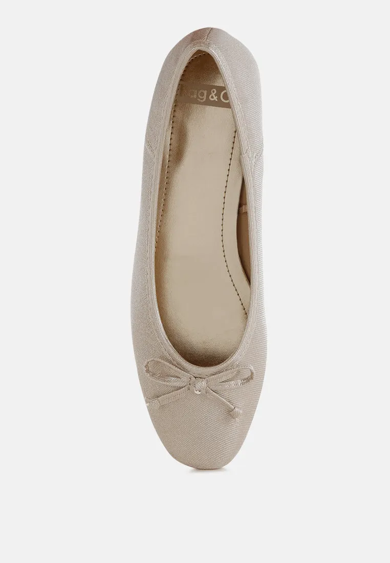 Metallic Ballet Flats by RUW