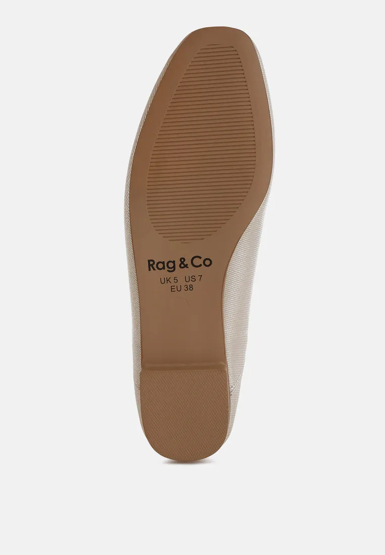 Metallic Ballet Flats by RUW