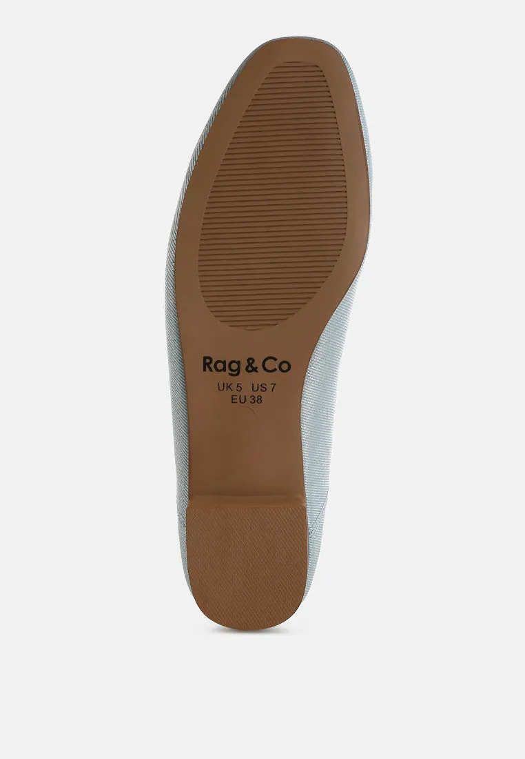 Metallic Ballet Flats by RUW