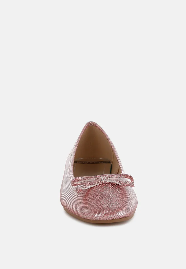 Metallic Ballet Flats by RUW