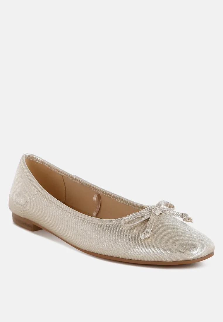 Metallic Ballet Flats by RUW