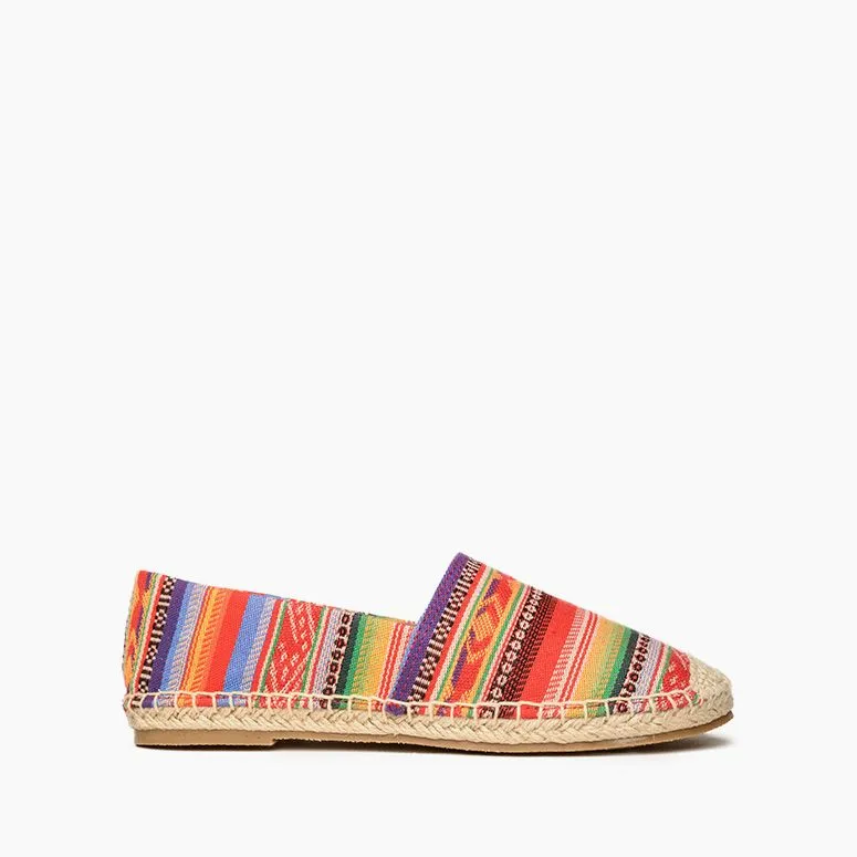 Minnetonka Pam Espadrille Moccasin- Frisco Stripe