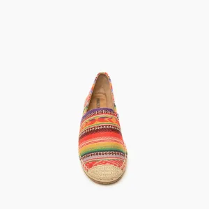Minnetonka Pam Espadrille Moccasin- Frisco Stripe