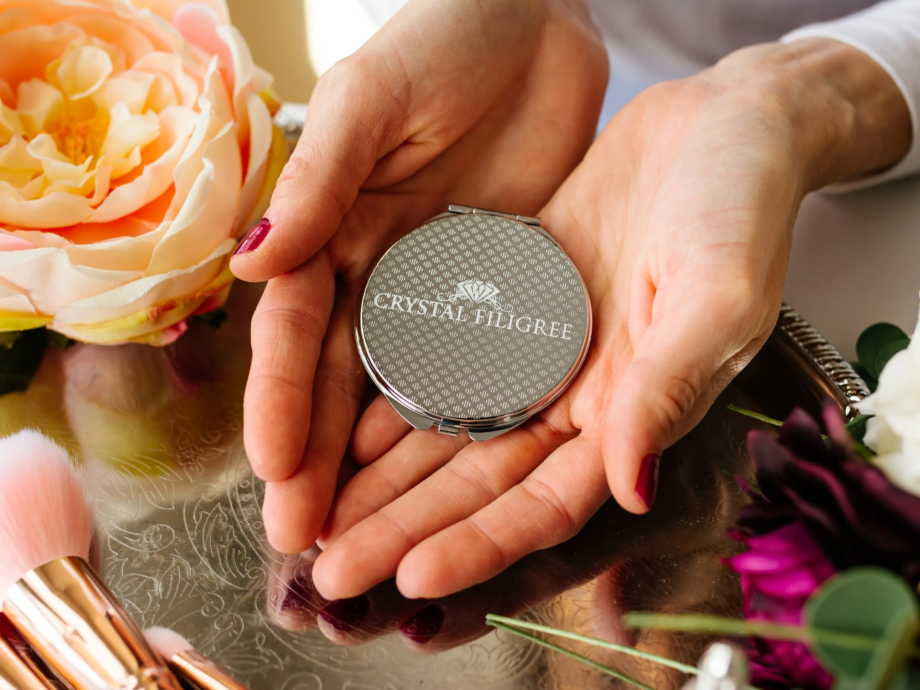 Mother of the Groom Compact Mirror