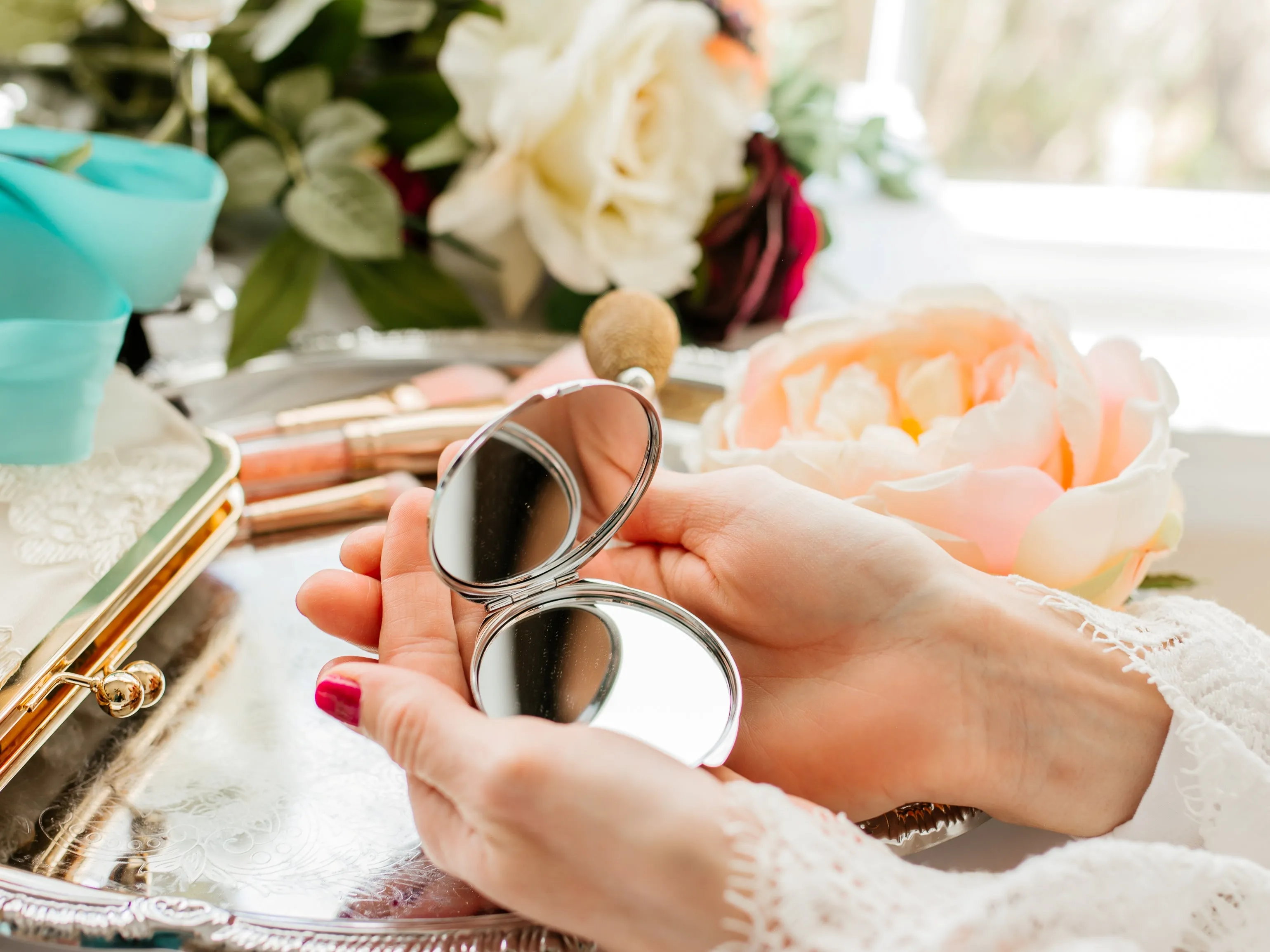 Mother of the Groom Compact Mirror