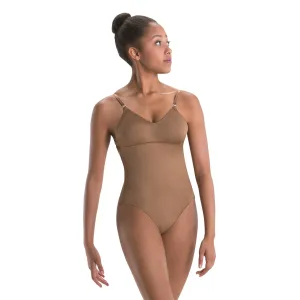 Motionwear Adult Mocha UnderWears Convertible-Strap Leotard