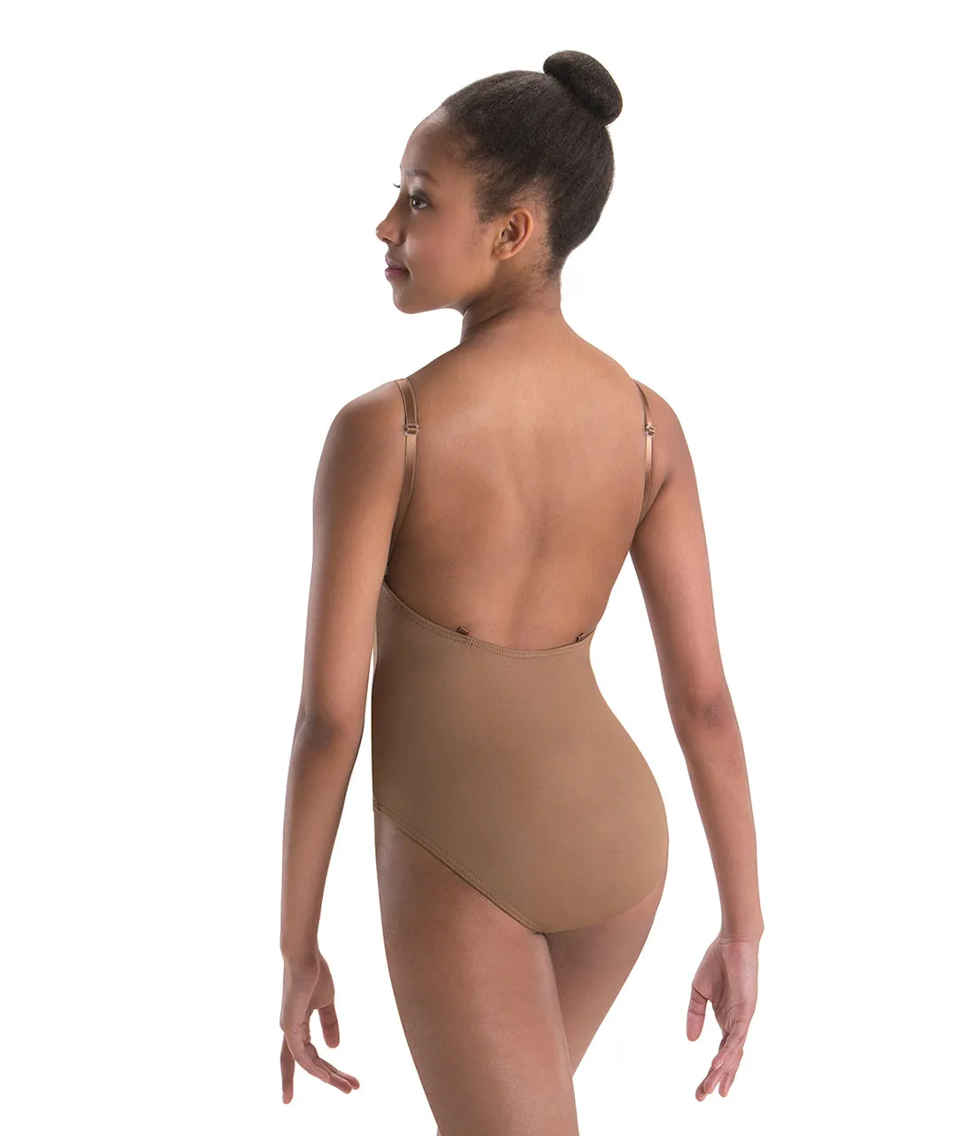 Motionwear Adult Mocha UnderWears Convertible-Strap Leotard