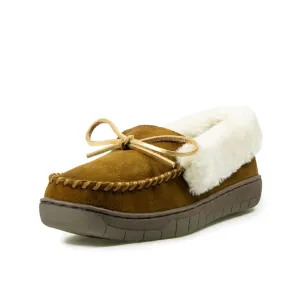 'NESTER HOISERY INC' Women's Ivy Moccasin Slippers - Brown