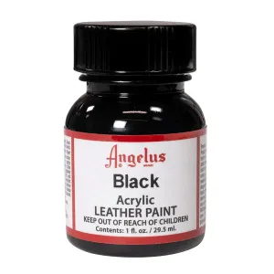 NEW Angelus Acrylic Leather Paint - 1 oz (Black)