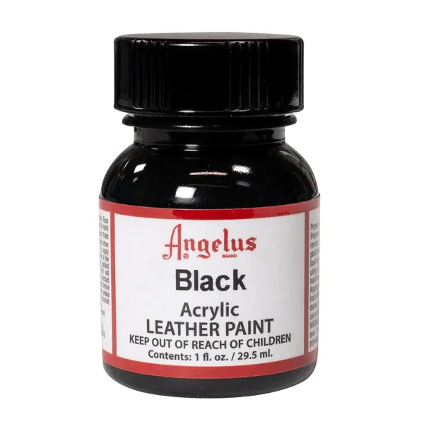 NEW Angelus Acrylic Leather Paint - 1 oz (Black)