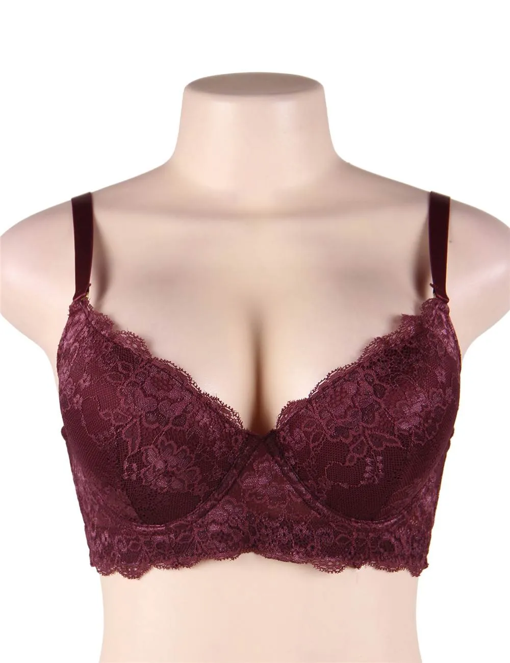 New White High Quality Lace Comfortable T-shirt Bra