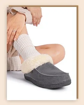 Non-Slip Memory Foam Slippers Thick and Cozy Comfy for Feet
