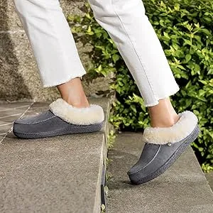 Non-Slip Memory Foam Slippers Thick and Cozy Comfy for Feet