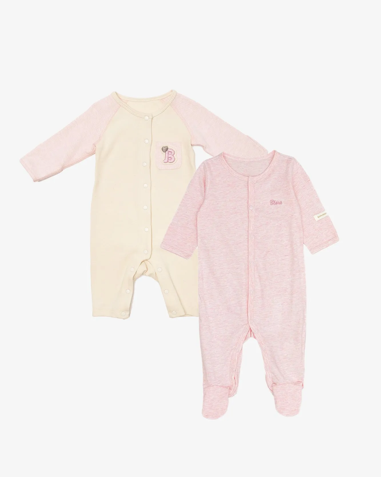 On The Move Romper Bundle (Pack of 2, Ballet Pink)